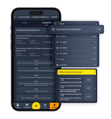 Daily Specials and <span>Custom Events</span>